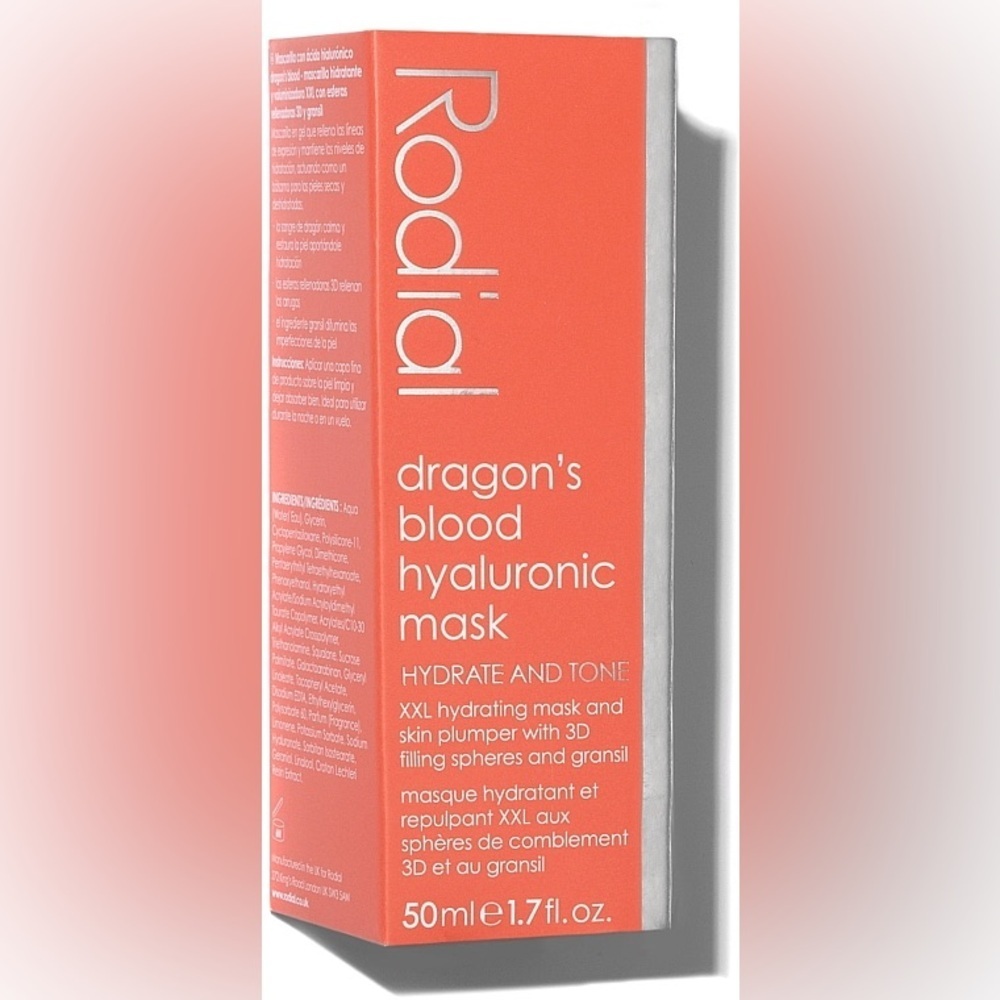 NEW | Rodial | dragon’s blood hyaluronic mask | 1.7 fl oz | Retail $65